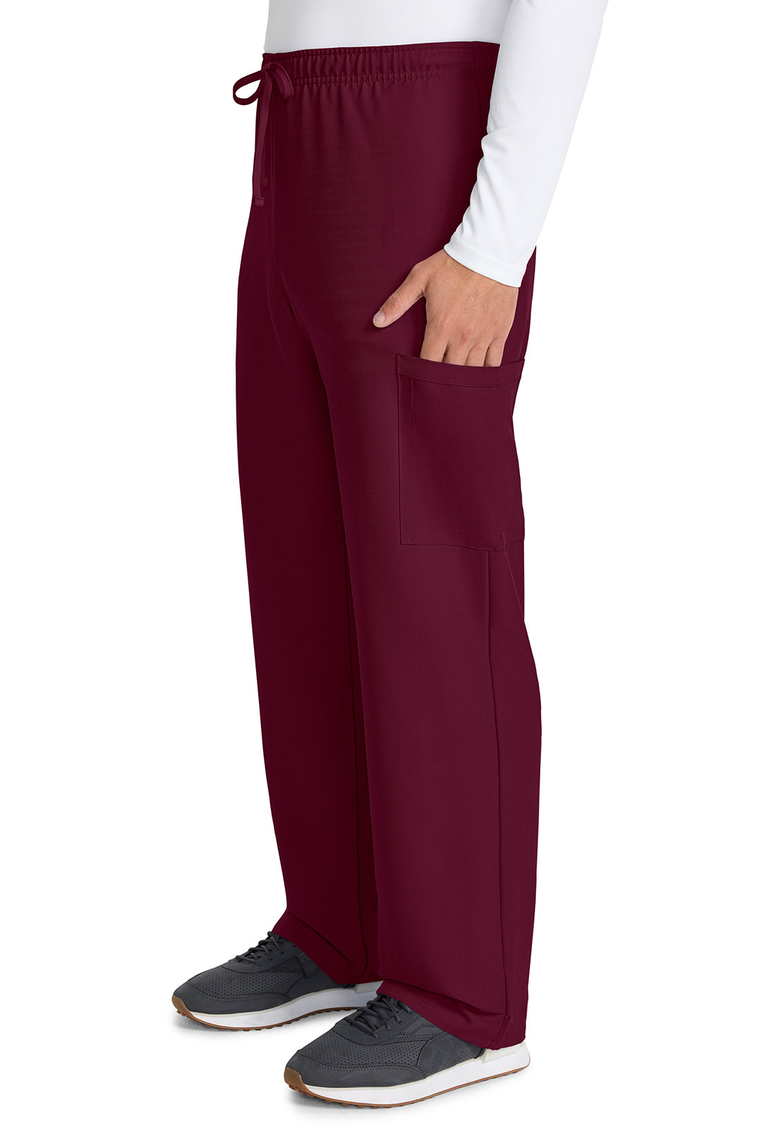 Cherokee Unisex broek met trekkoord en rechte pijpen met middelhoge taille en lichtgewicht design CKE280A
