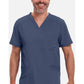 Heren T-shirt met V-hals met ribgebreide panelen en 360° stretch CKE900A