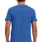Heren T-shirt met V-hals met ribgebreide panelen en 360° stretch CKE900A