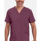Heren T-shirt met V-hals met ribgebreide panelen en 360° stretch CKE900A