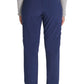 Pull-on broek met normale taille en taps toelopende pijpen met elastische tailleband en 360° stretch