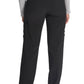 Middelhoge taille broek met rechte pijpen en trekkoord dames met 360° stretch en cargozakken DKE010