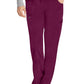Middelhoge taille broek met rechte pijpen en trekkoord dames met 360° stretch en cargozakken DKE010
