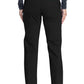 Pull-on broek met middelhoge taille en taps toelopende pijpen met elastische tailleband en cargozakken