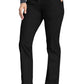 Pull-on broek met middelhoge taille en taps toelopende pijpen met elastische tailleband en cargozakken