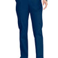 Pull-on broek met middelhoge taille en taps toelopende pijpen met elastische tailleband en cargozakken