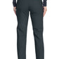 Pull-on broek met middelhoge taille en taps toelopende pijpen met elastische tailleband en cargozakken
