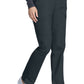 Pull-on broek met middelhoge taille en taps toelopende pijpen met elastische tailleband en cargozakken