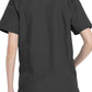 Unisex top en broek set met V-hals en taps toelopende broek met trekkoord