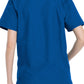 Unisex top en broek set met V-hals en taps toelopende broek met trekkoord