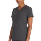 Top met V-hals dames met moderne pasvorm en 360° stretch