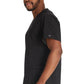 Heren T-shirt met V-hals met moderne pasvorm en 360° stretch