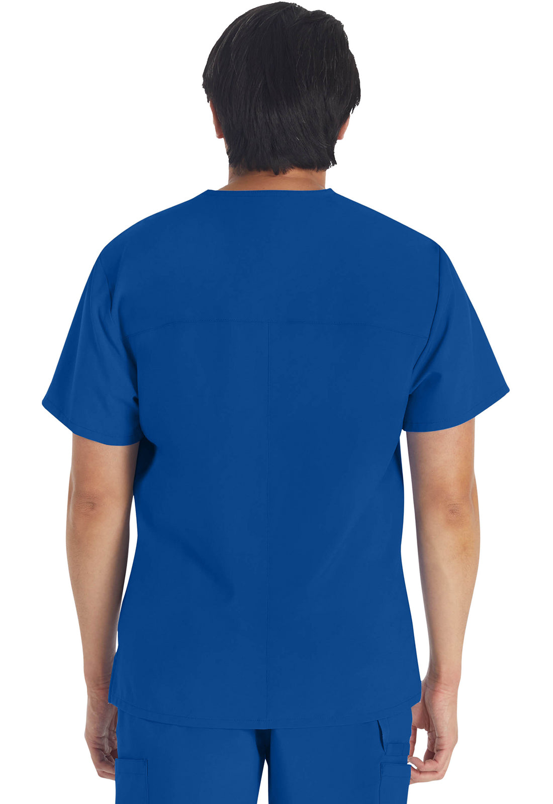 Heren T-shirt met V-hals met moderne pasvorm en 360° stretch
