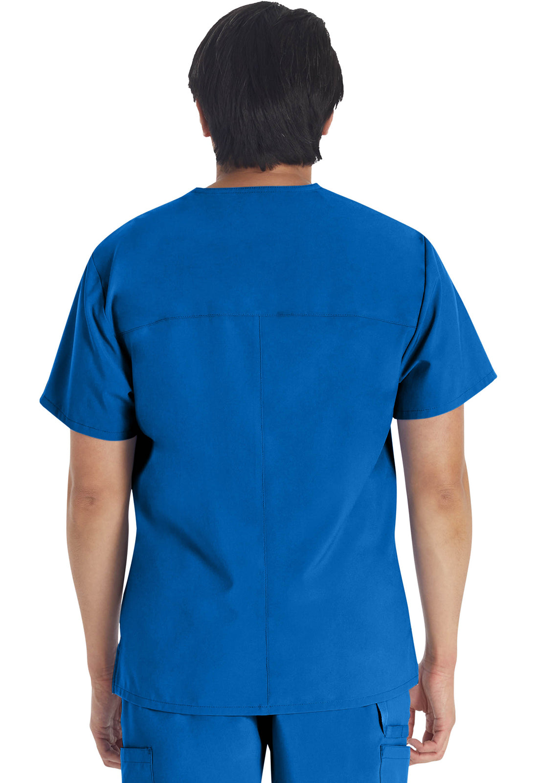 Heren T-shirt met V-hals met moderne pasvorm en 360° stretch