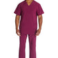 Heren T-shirt met V-hals met moderne pasvorm en 360° stretch
