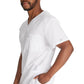 Heren T-shirt met V-hals met moderne pasvorm en 360° stretch