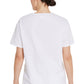 Unisex top met V-hals die in de broek gedragen kan worden met borstzak en zijsplitten