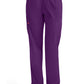 Broek met natuurlijke taille en taps toelopende pijpen dames met elastische tailleband en cargozakken