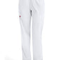Broek met natuurlijke taille en taps toelopende pijpen dames met elastische tailleband en cargozakken DKE86106