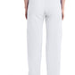 Broek met natuurlijke taille en taps toelopende pijpen dames met elastische tailleband en cargozakken DKE86106