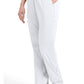 Broek met natuurlijke taille en taps toelopende pijpen dames met elastische tailleband en cargozakken DKE86106