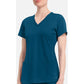 Monica Top dames met V-hals en moderne pasvorm met stretchmateriaal