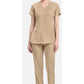 Monica Top dames met V-hals en moderne pasvorm met stretchmateriaal