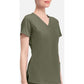 Monica Top dames met V-hals en moderne pasvorm met stretchmateriaal