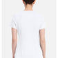 Monica Top dames met V-hals en moderne pasvorm met stretchmateriaal