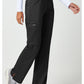 Cherokee Workwear Pull-on broek met middelhoge taille en rechte pijpen met elastische tailleband en cargozak WWE110