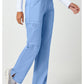 Cherokee Workwear Pull-on broek met middelhoge taille en rechte pijpen met elastische tailleband en cargozak WWE110