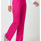 Cherokee Workwear Pull-on broek met middelhoge taille en rechte pijpen met elastische tailleband en cargozak WWE110