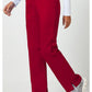 Cherokee Workwear Pull-on broek met middelhoge taille en rechte pijpen met elastische tailleband en cargozak WWE110
