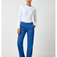 Cherokee Workwear Pull-on broek met middelhoge taille en rechte pijpen met elastische tailleband en cargozak WWE110