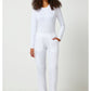 Cherokee Workwear Pull-on broek met middelhoge taille en rechte pijpen met elastische tailleband en cargozak WWE110