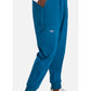 Halfhoge joggingbroek met taps toelopende pijpen en gebreide tailleband WWE115