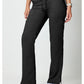 Mid-rise jeans met gematigde uitlopende pijpen en trekkoord met cargozakken en 2-way stretch WWE120