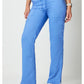 Mid-rise jeans met gematigde uitlopende pijpen en trekkoord met cargozakken en 2-way stretch WWE120