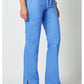Mid-rise jeans met gematigde uitlopende pijpen en trekkoord met cargozakken en 2-way stretch WWE120