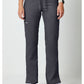 Mid-rise jeans met gematigde uitlopende pijpen en trekkoord met cargozakken en 2-way stretch WWE120