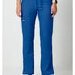 Mid-rise jeans met gematigde uitlopende pijpen en trekkoord met cargozakken en 2-way stretch WWE120