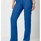 Mid-rise jeans met gematigde uitlopende pijpen en trekkoord met cargozakken en 2-way stretch WWE120