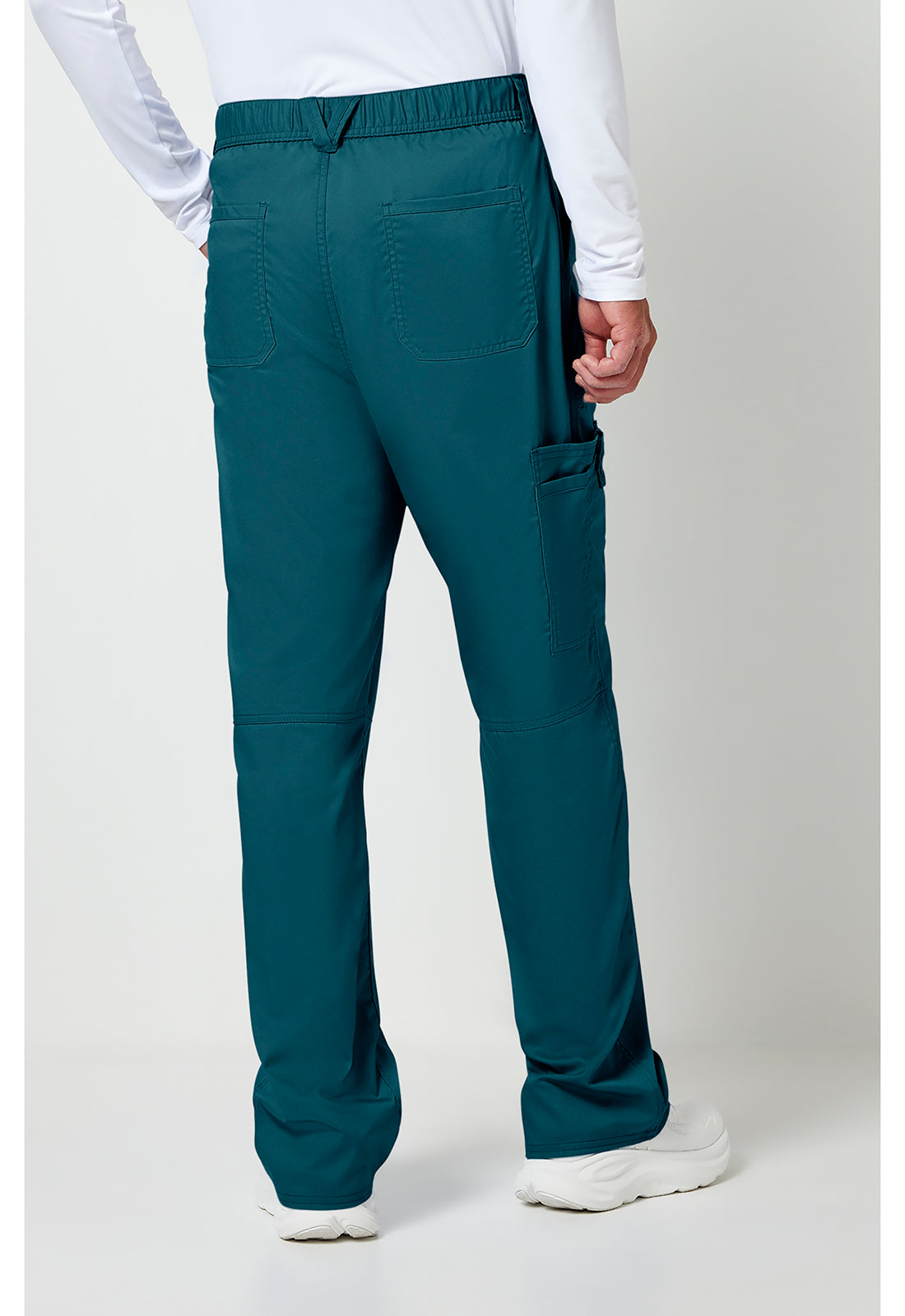 Cherokee Workwear Herenbroek met middelhoge taille en taps toelopende pijpen met 7 zakken en 2-way stretch WWE140
