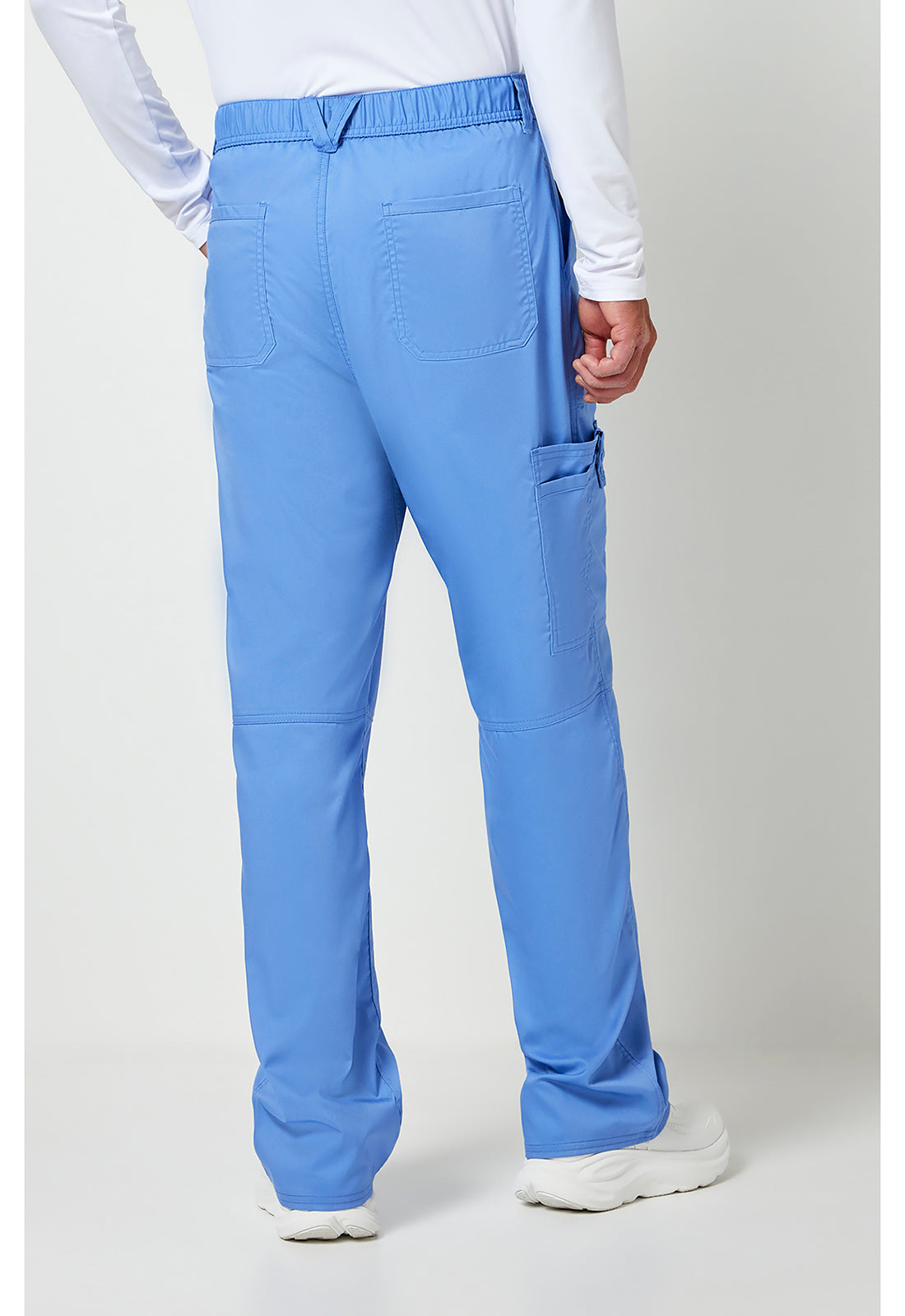 Cherokee Workwear Herenbroek met middelhoge taille en taps toelopende pijpen met 7 zakken en 2-way stretch WWE140