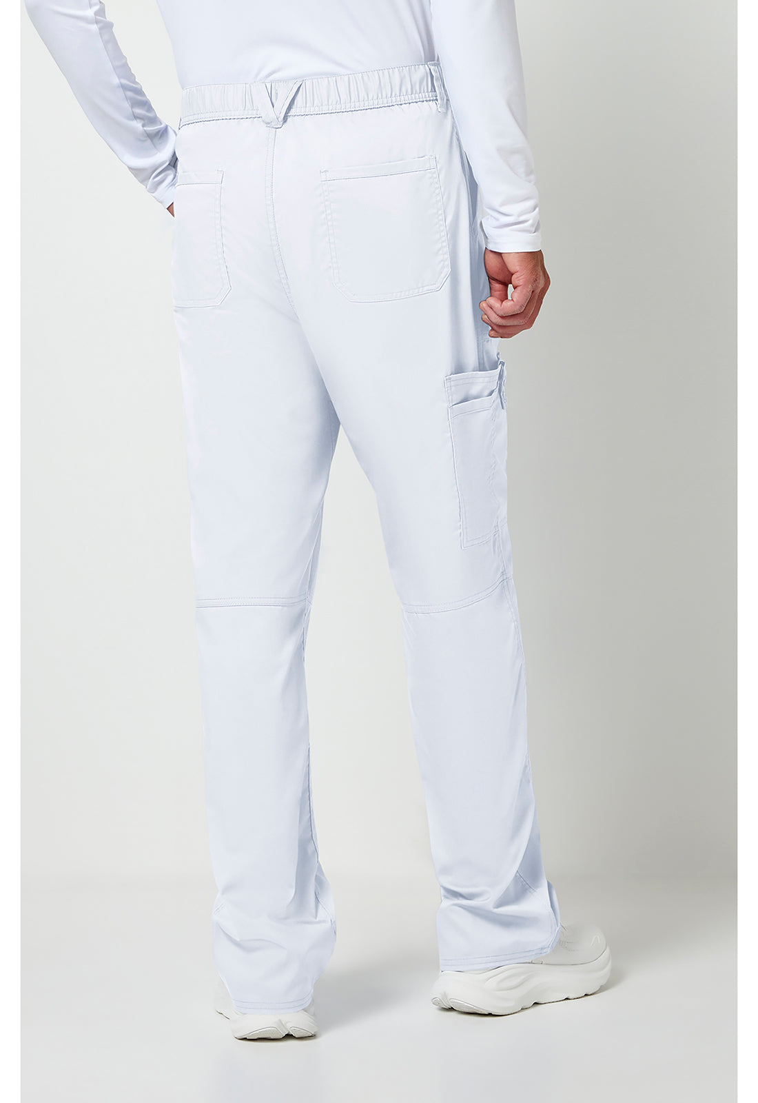 Cherokee Workwear Herenbroek met middelhoge taille en taps toelopende pijpen met 7 zakken en 2-way stretch WWE140