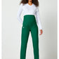 Cherokee Workwear Rechte zwangerschapsbroek met gebreid buikpaneel en 2-way stretch WWE155