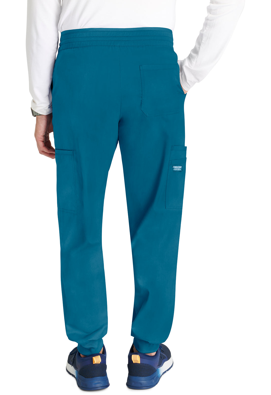 Heren joggingbroek met meshdetails en taps toelopende pijpen WWE251