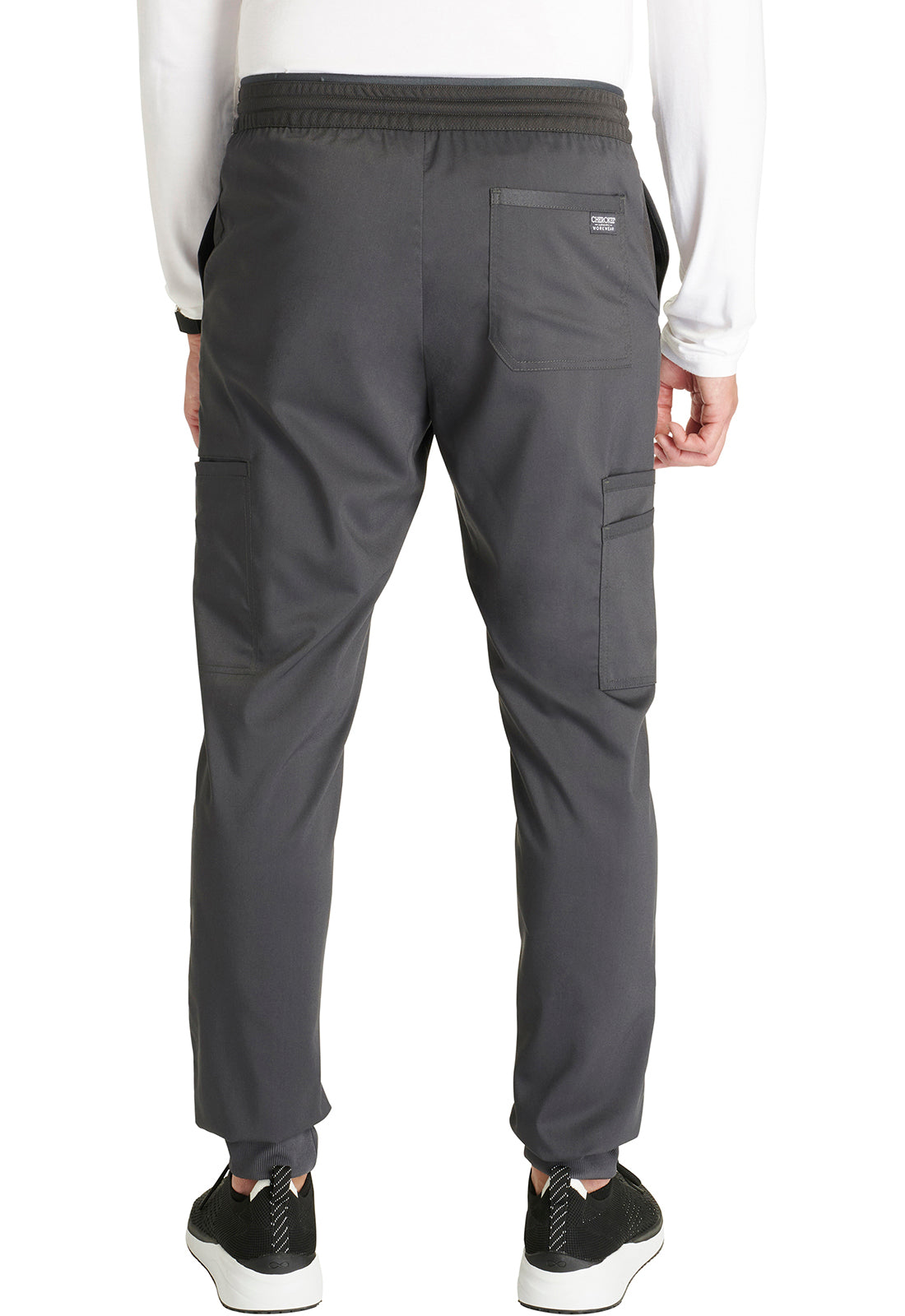 Heren joggingbroek met meshdetails en taps toelopende pijpen WWE251