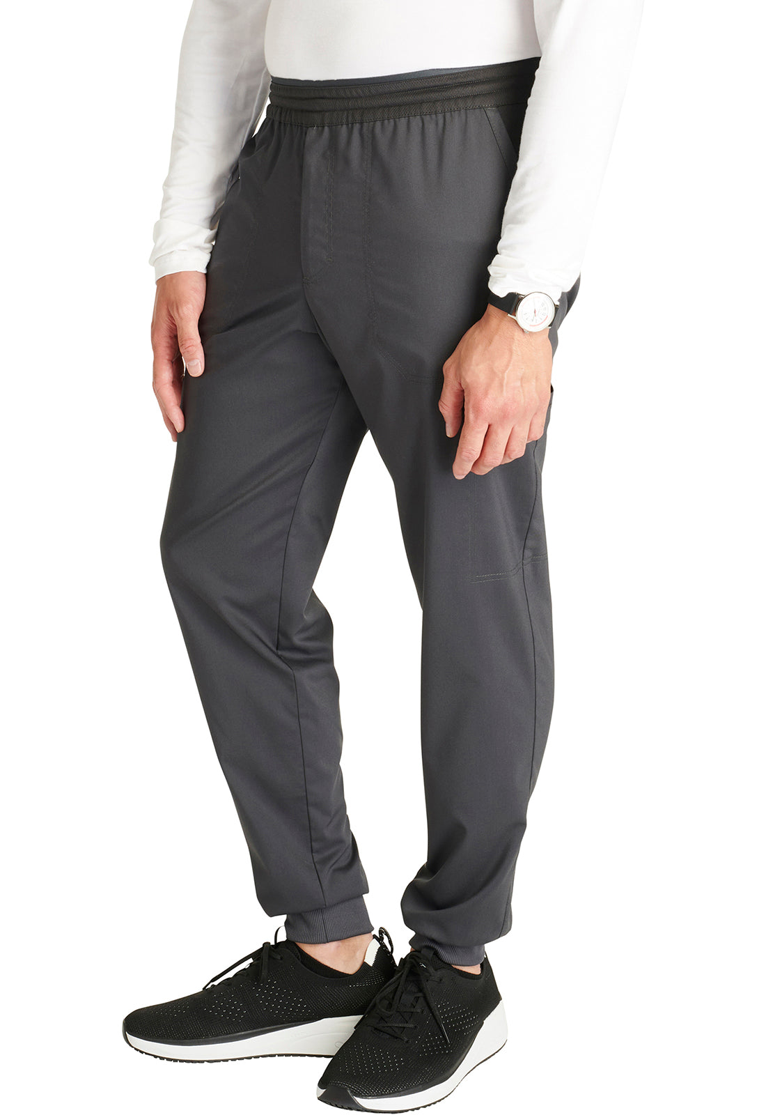 Heren joggingbroek met meshdetails en taps toelopende pijpen WWE251