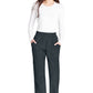 Cargo broek met middelhoge taille en elastische tailleband met 7 zakken en Core Stretch WWE4005